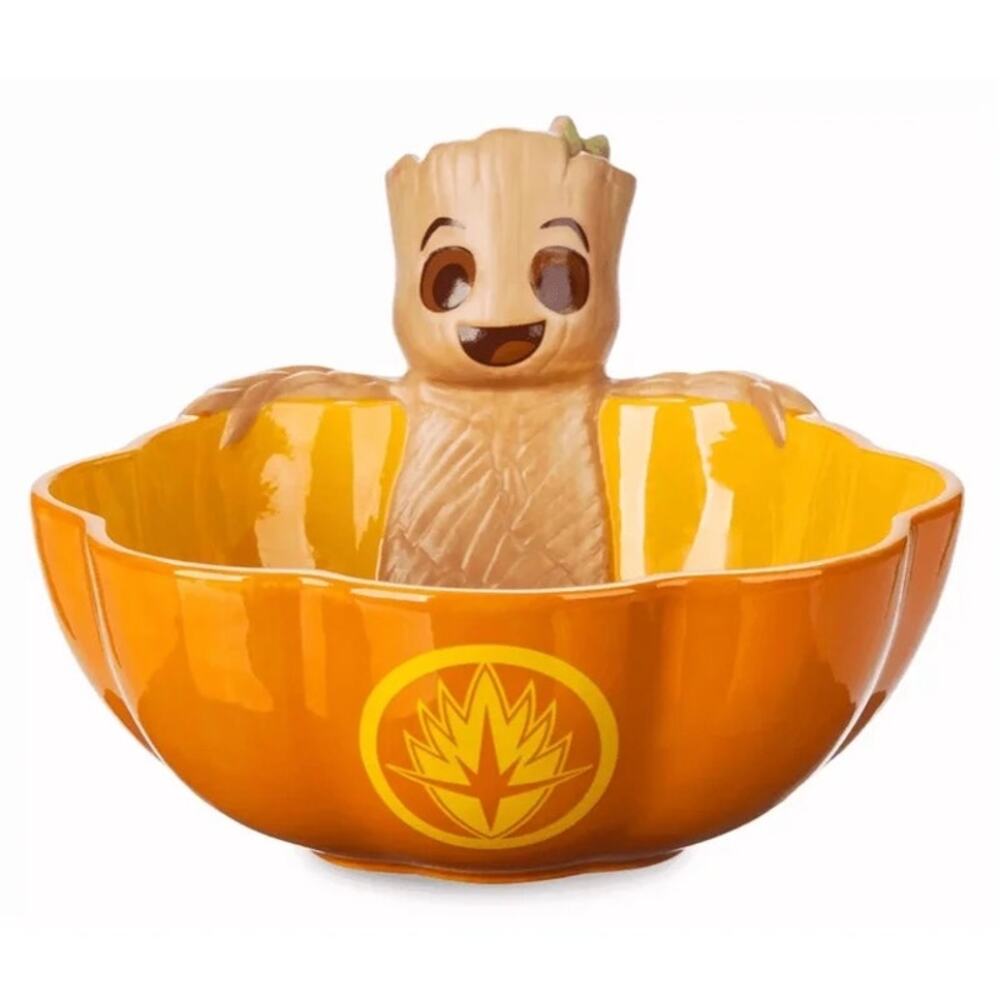 Disney Parks Marvel Baby Groot Halloween Candy Bowl Guardians of the Galaxy